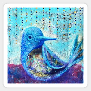 Bluebird of Happiness - Inner Power Painting by Magic with Mellie Sticker